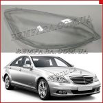 Стекло фары Mercedes S-Class W221 (2009-13) правое. Рестайлинг