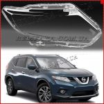 Стекло фары Nissan Rogue II (2014-2017) USA правое. Дорестайлинг