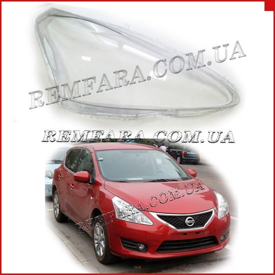Remfara Стекло фары Nissan Tiida C12